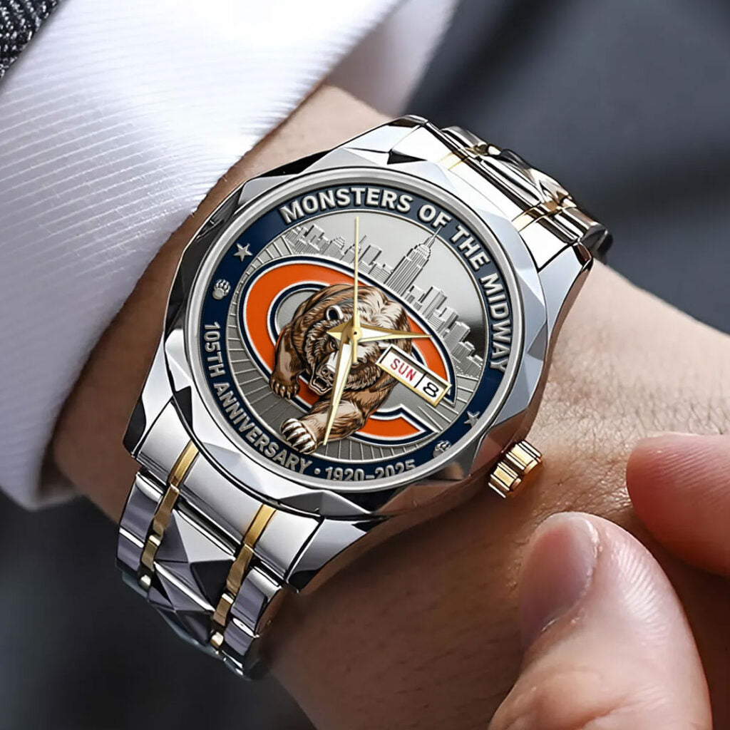 Chicago Bears 105th Anniversary Alloy Luxury Quartz Watch - TMTHU2851