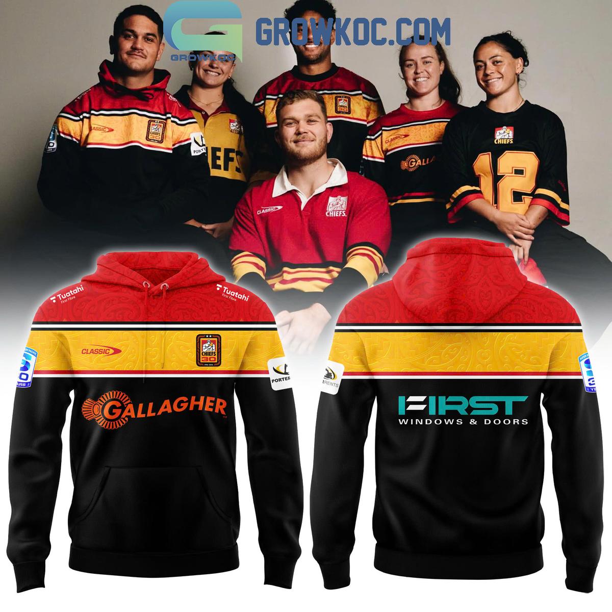 Chiefs Rugby 30th Anniversary Hoodie T-Shirt