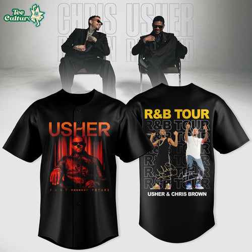 Chris Brown and Usher – The R&B Tour Edition Jersey Ver3