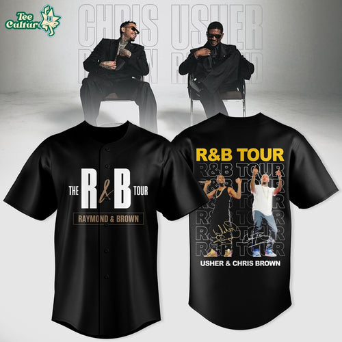Chris Brown and Usher – The R&B Tour Edition Jersey Ver4