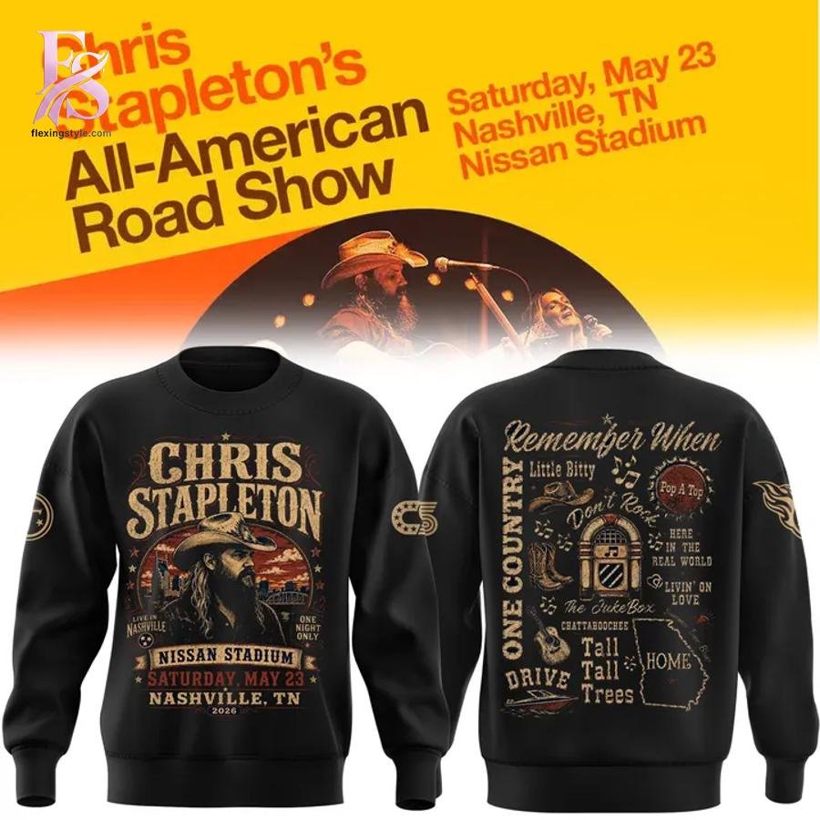 Chris Stapleton Live in Nashville 2026 Concert Shirt