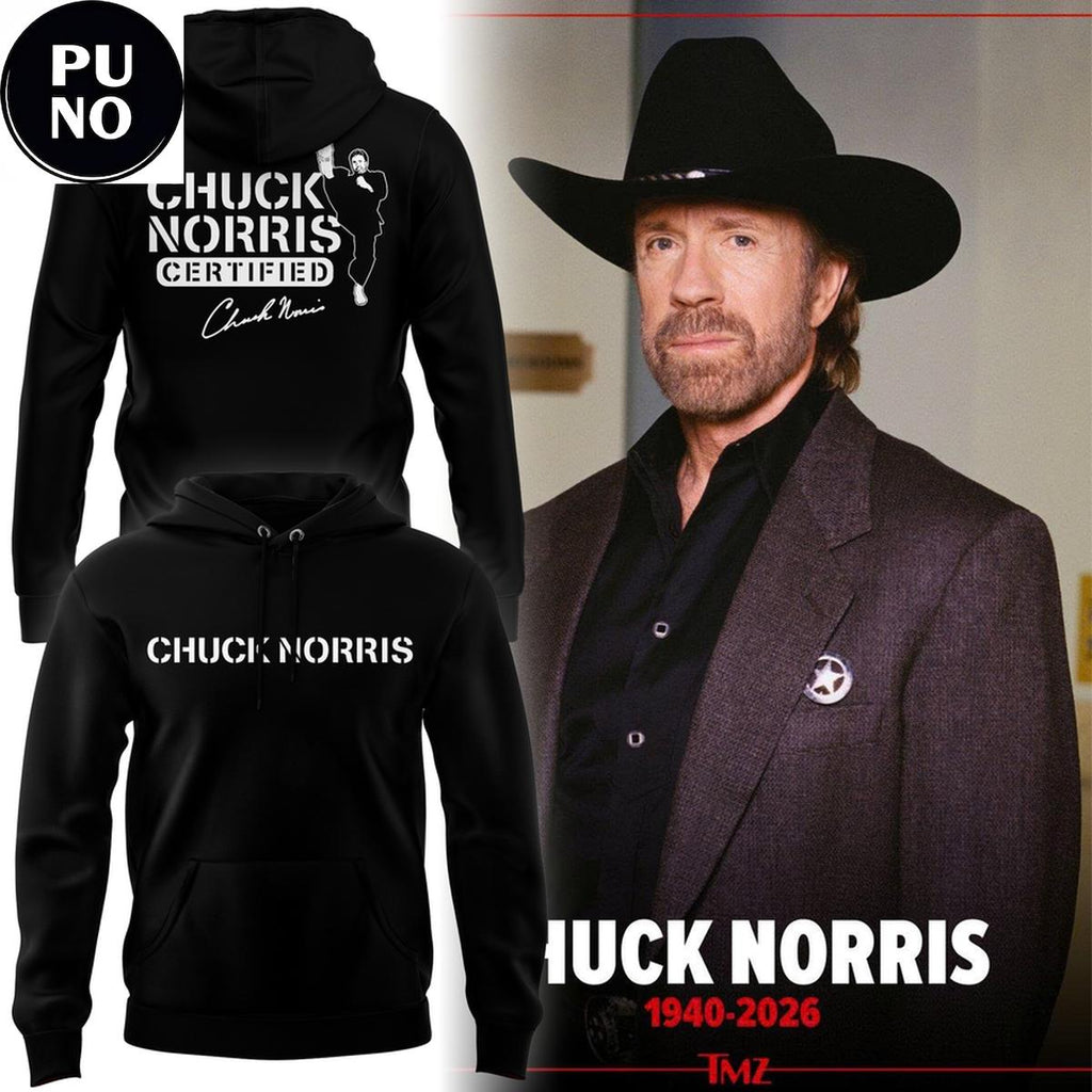 Chuck Norris 2026 Certified Signed For Fans Hoodie Shirt