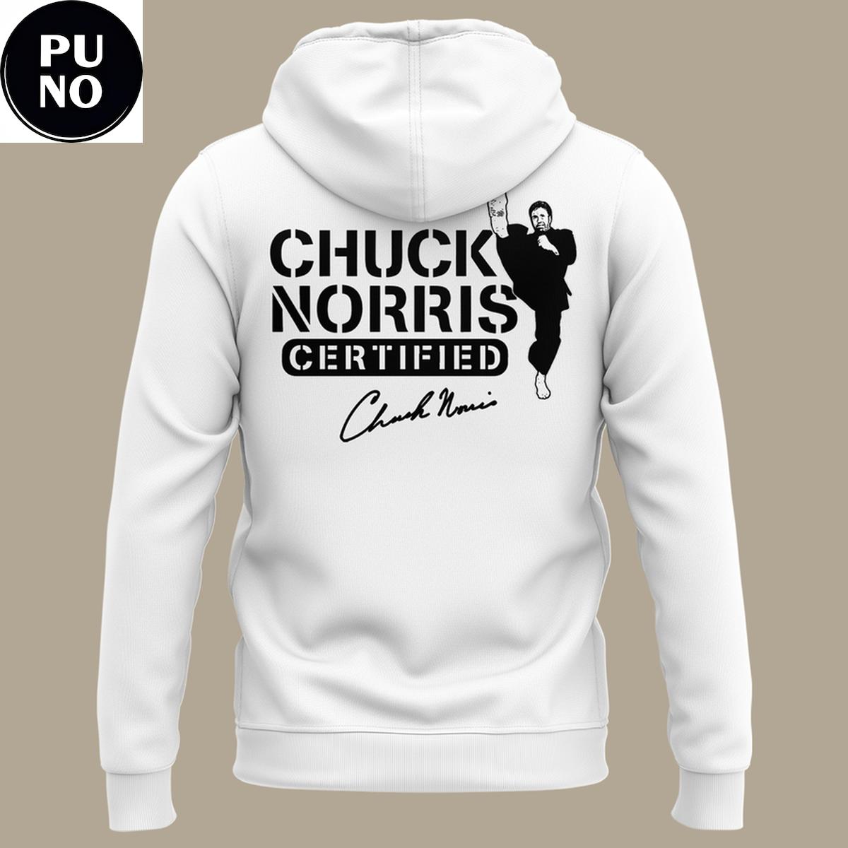 Chuck Norris 2026 Certified Signed For Fans Hoodie Shirt