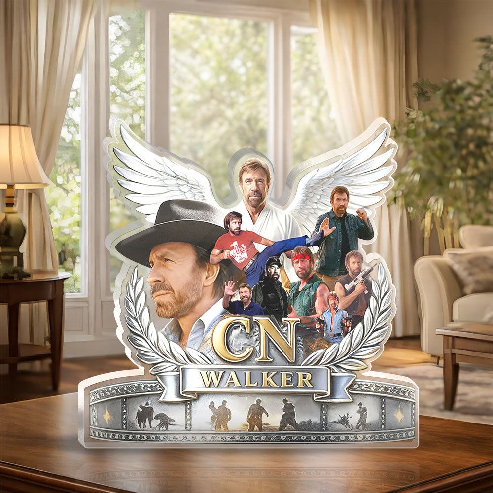 Chuck Norris Custom Shape Acrylic Plaque – HOATT17032