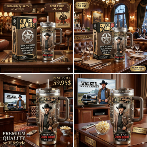 Chuck Norris Legends Memorial Tumbler