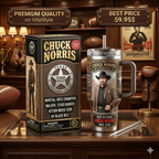 Chuck Norris Legends Memorial Tumbler