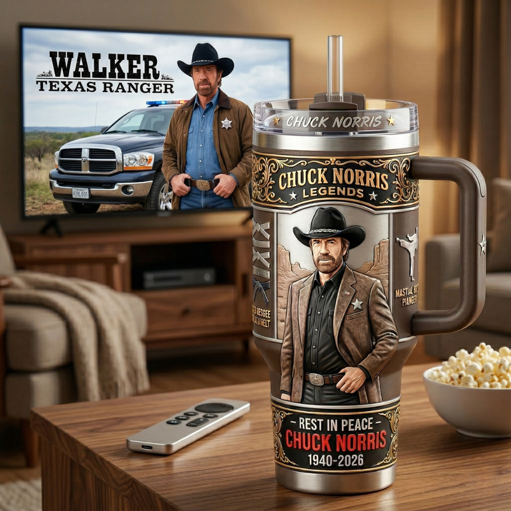 Chuck Norris Legends Memorial Tumbler