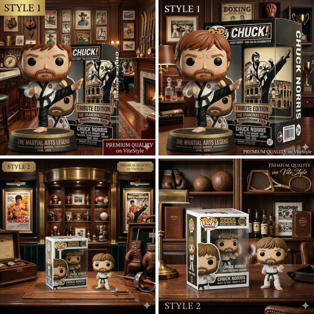 Chuck Norris The Grandmaster’s Roundhouse Kick POP! Figure