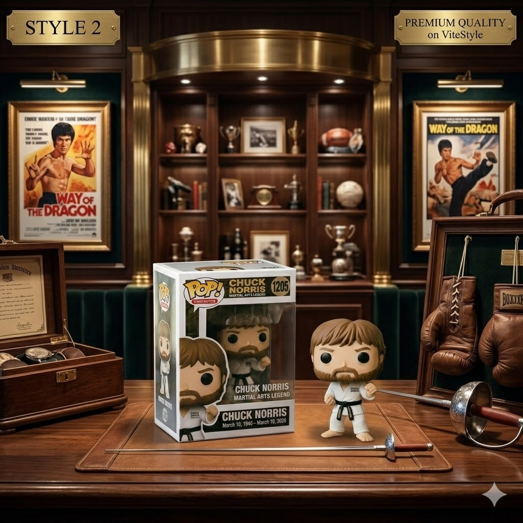 Chuck Norris The Grandmaster’s Roundhouse Kick POP! Figure