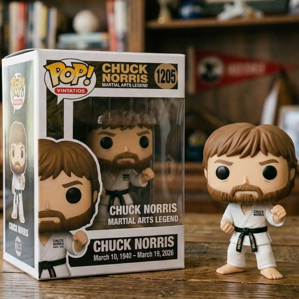 Chuck Norris The Grandmaster’s Roundhouse Kick POP! Figure