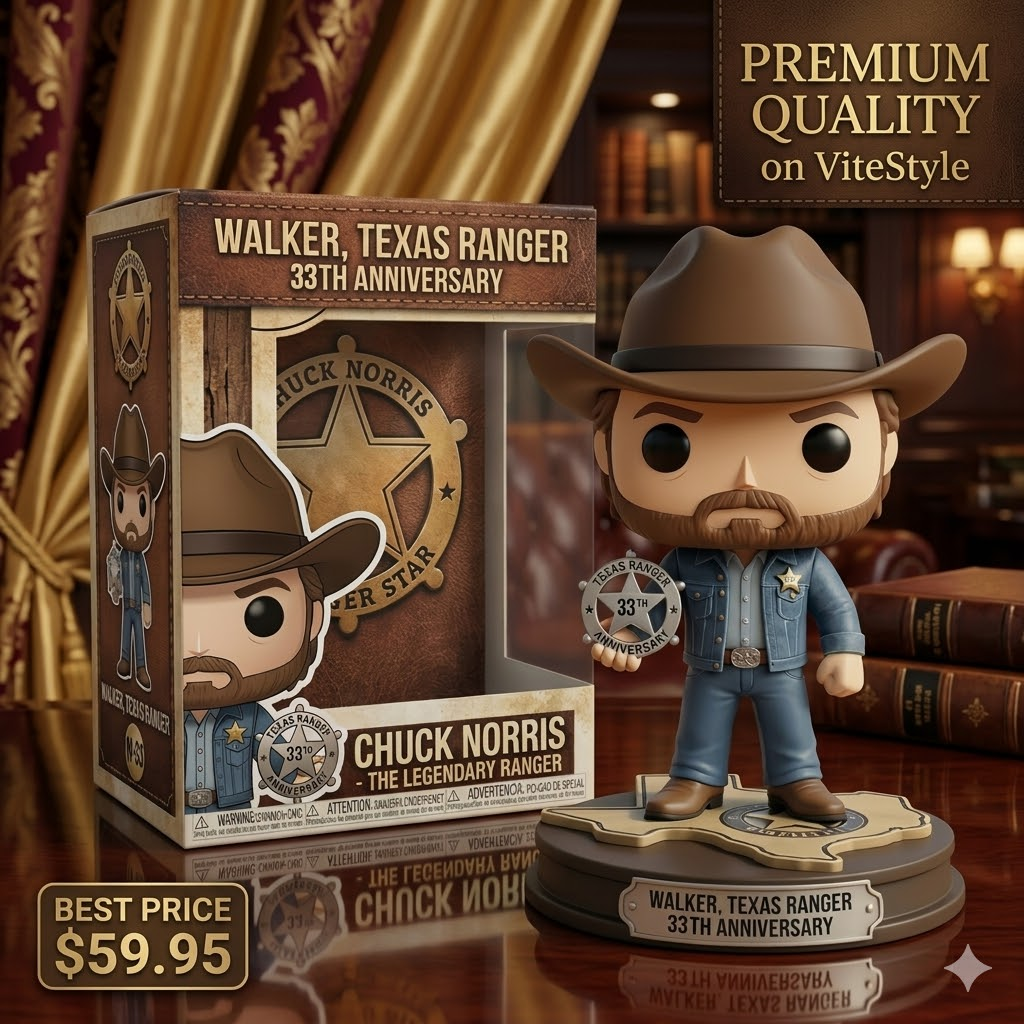 Chuck Norris WALKER TEXAS RANGER 33RD ANNIVERSARY Vinyl Figure