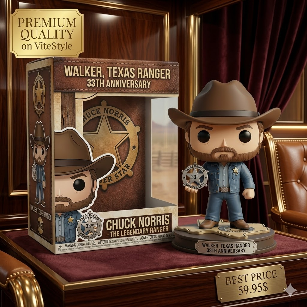 Chuck Norris WALKER TEXAS RANGER 33RD ANNIVERSARY Vinyl Figure