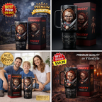 Chucky 40oz Tumbler with Handle Gift