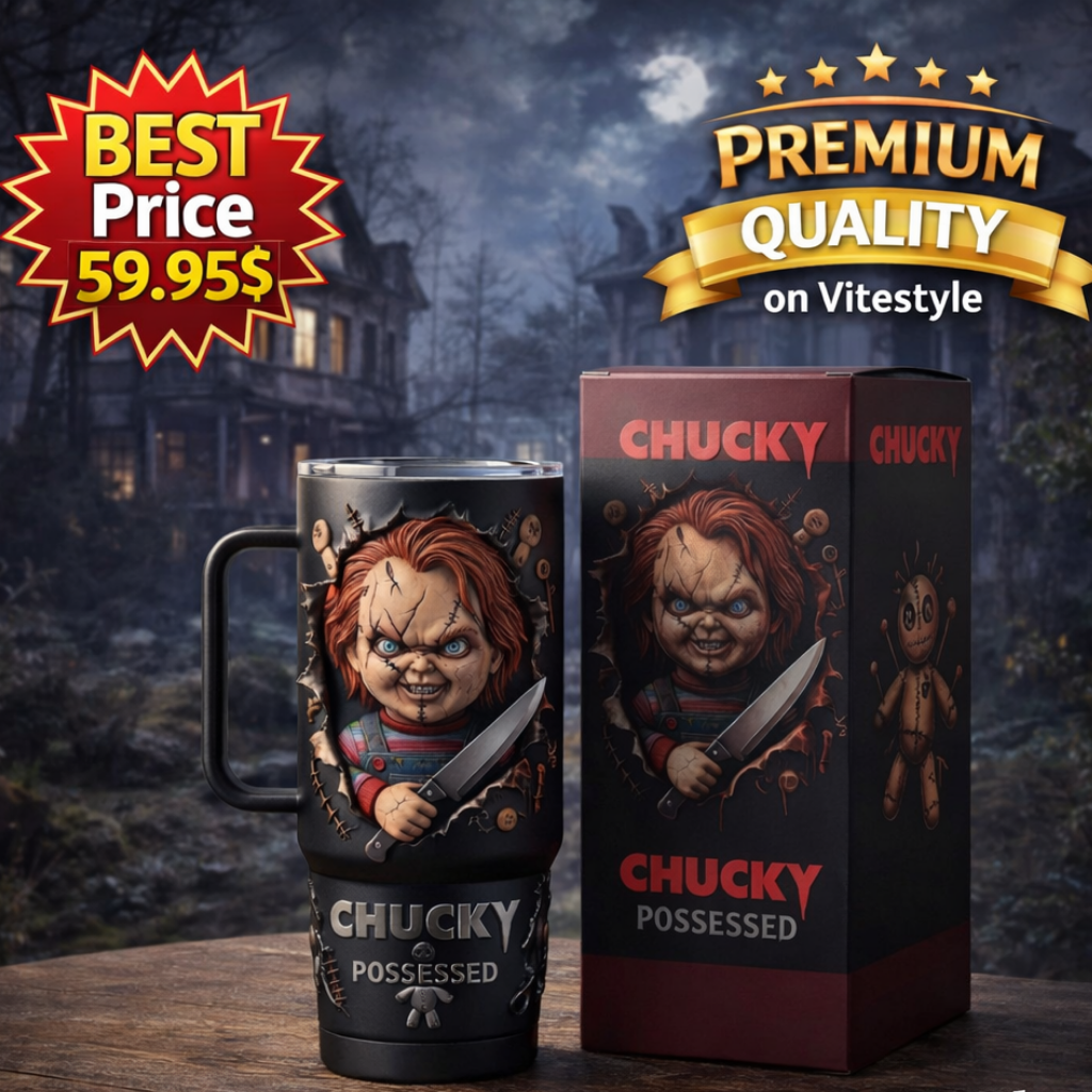 Chucky 40oz Tumbler with Handle Gift