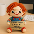 Chucky Crocheted Emotional Support Doll