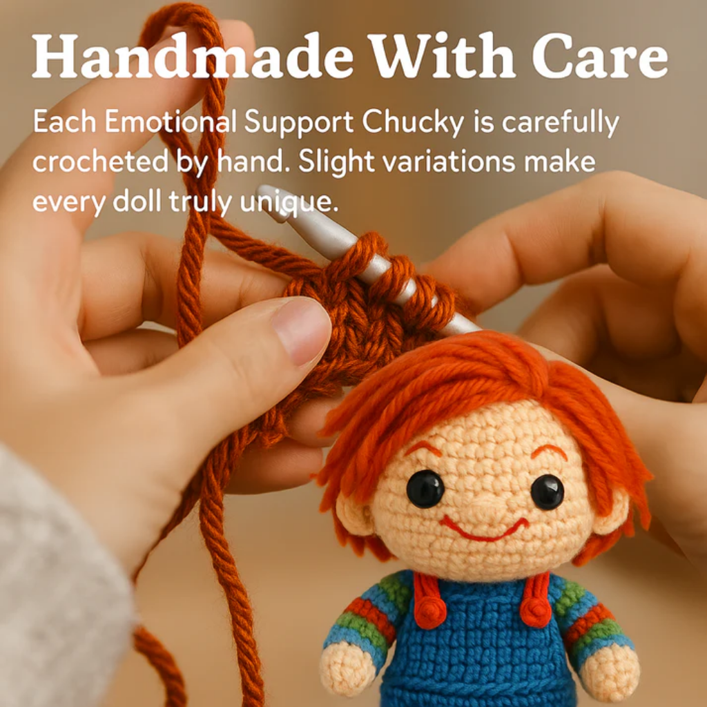 Chucky Crocheted Emotional Support Doll