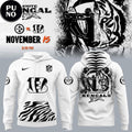 Cincinnati Bengals 2026 White Bengal Hoodie T-Shirt