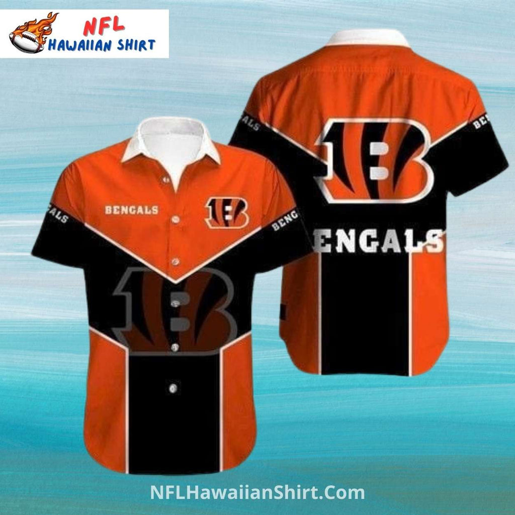 Cincinnati Bengals Aloha Shirt With Classic Team Colors
