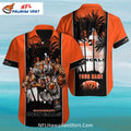 Cincinnati Bengals Aloha Shirt With Palm Trees And Tiger