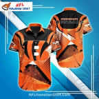 Cincinnati Bengals Bold Graphic Hawaiian Shirt
