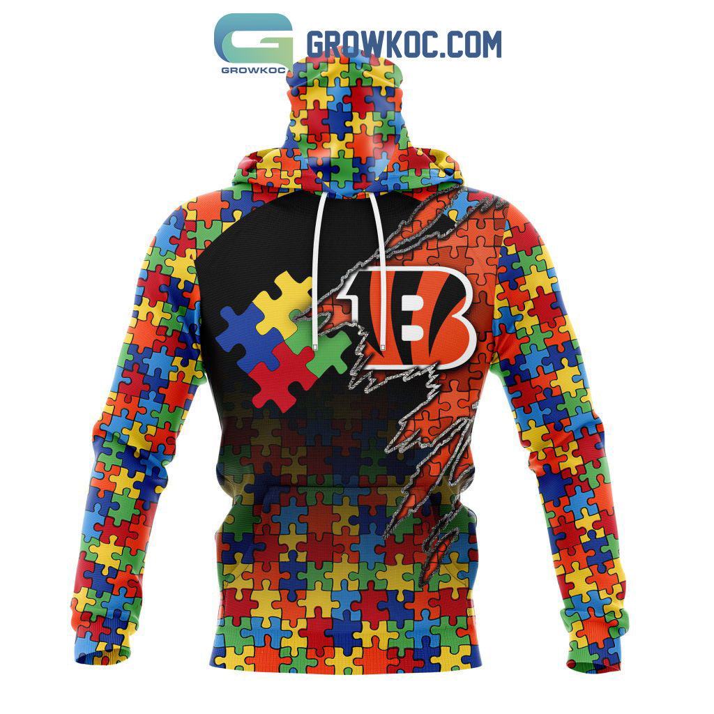 Cincinnati Bengals NFL Special Autism Awareness Design Hoodie T Shirt