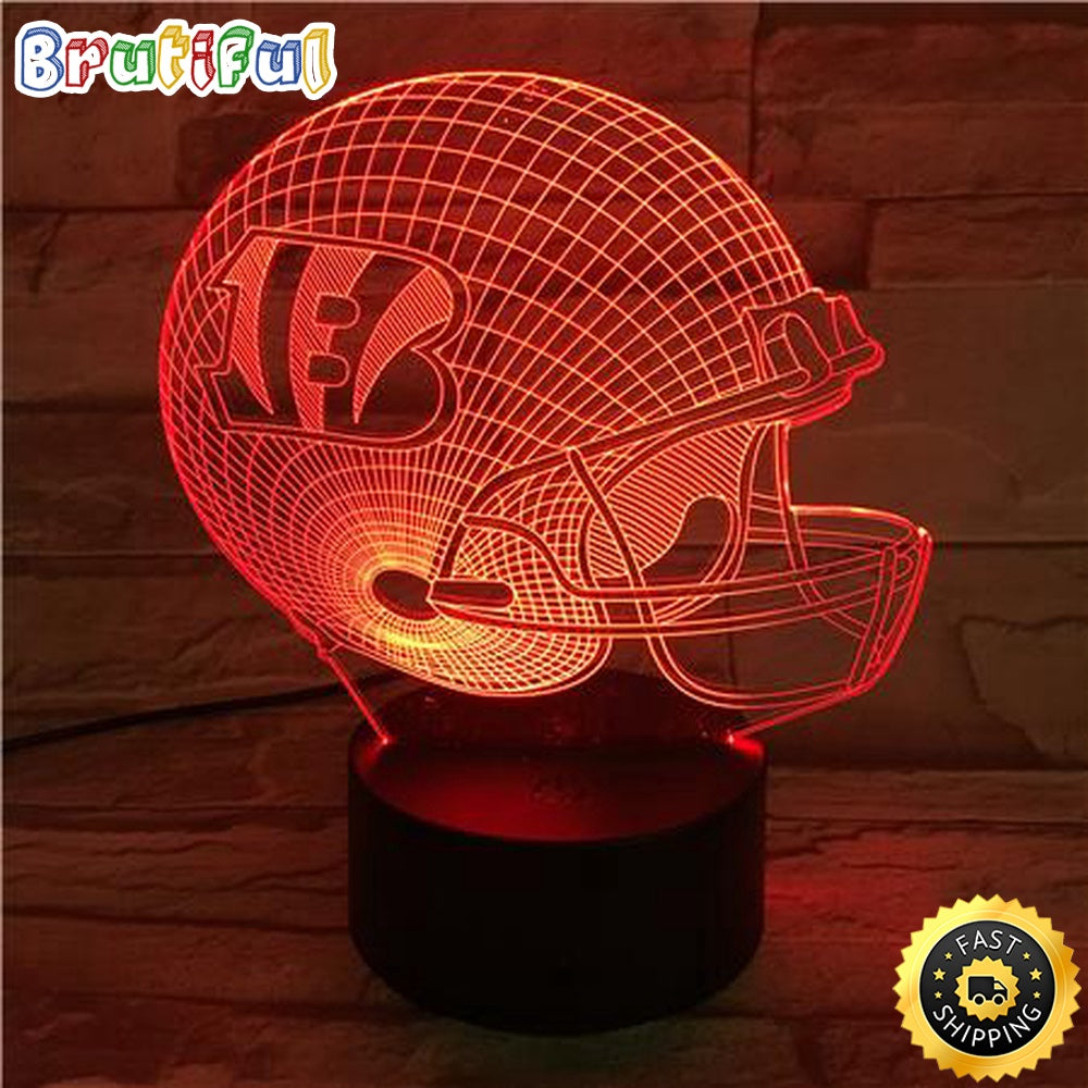 Cincinnati Bengals Night Light 3D Illusion LED Lamp
