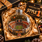 Cincinnati Bengals Paycor Stadium Christmas Ornament