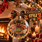 Cincinnati Bengals Paycor Stadium Christmas Ornament
