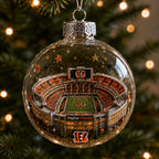 Cincinnati Bengals Paycor Stadium Christmas Ornament