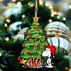 Cincinnati Bengals Snoopy Peanuts Custom Christmas Ornament Xmas Tree Decorations