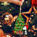 Cincinnati Bengals Snoopy Peanuts Custom Christmas Ornament Xmas Tree Decorations