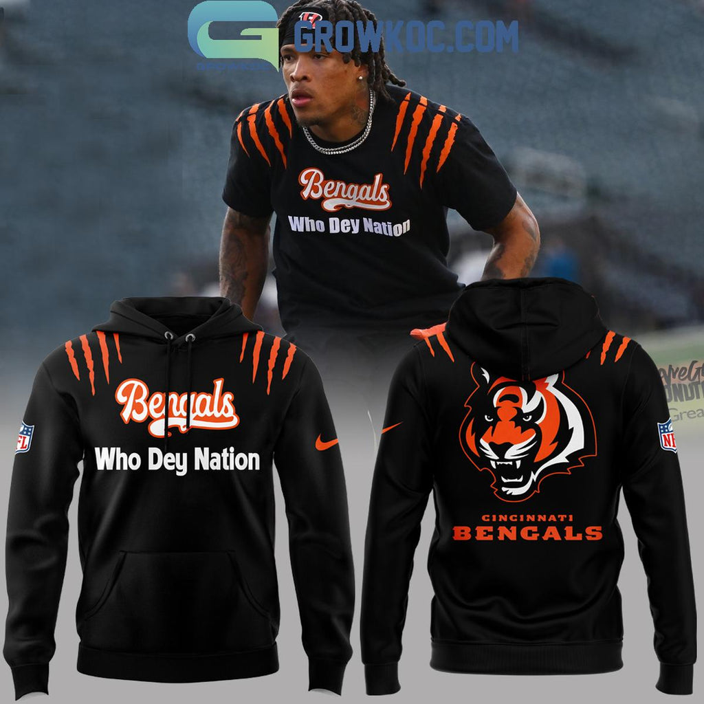 Cincinnati Bengals Who Dey Nation Hoodie T-Shirt