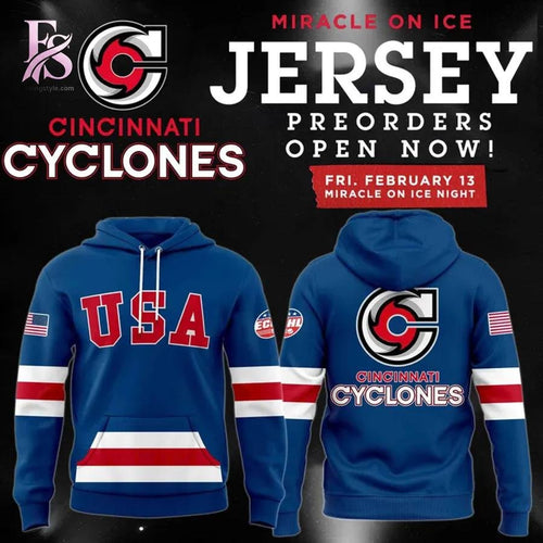 Cincinnati Cyclones MIRACLE 26 Hoodie