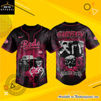 Cincinnati Reds Suicideboys 2026 Greyday Tour Pink Chaos Baseball Jersey