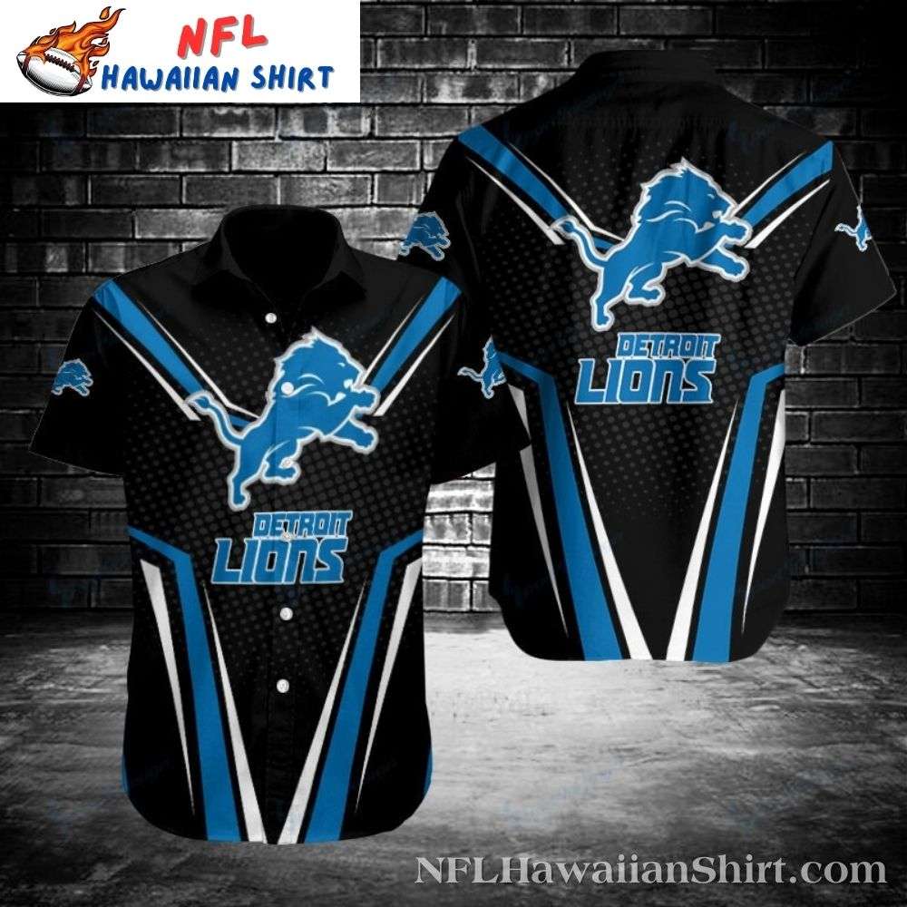 Detroit Lions Classic Gridiron Hawaiian Shirt