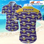 Classic Logo Pattern Minnesota Vikings Hawaiian Shirt
