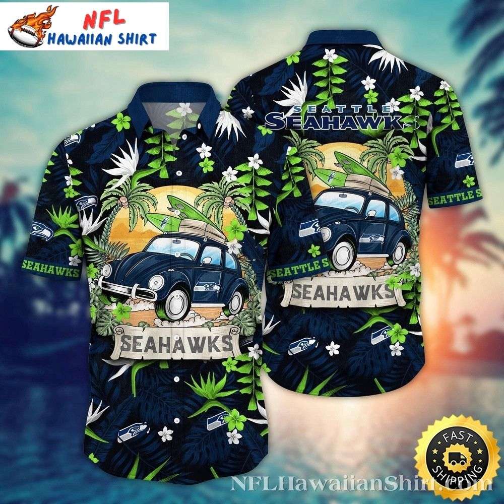 Classic Roadtrip Seattle Seahawks Beach Cruiser Shirt