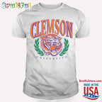 Clemson Tigers University Throwback T Shirt