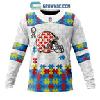 Cleveland Browns NFL Autism Awareness Personalized Hoodie T Shirt