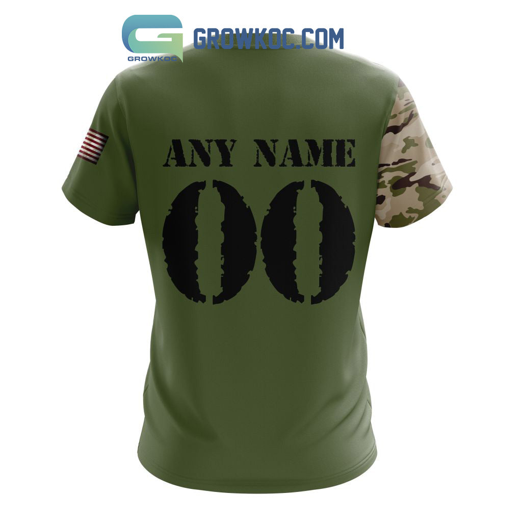 Cleveland Browns Personalized Veterans Camo Hoodie Shirt