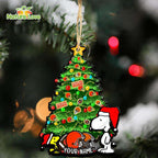 Cleveland Browns Snoopy Peanuts Custom Christmas Ornament Xmas Tree Decorations