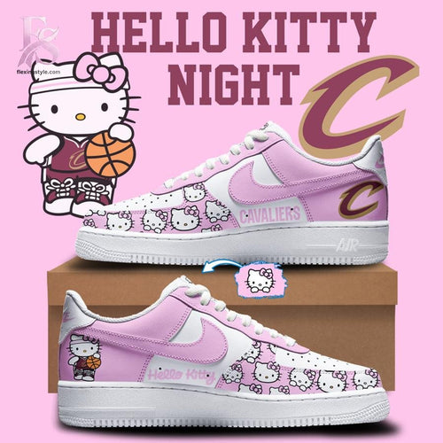 Cleveland Cavaliers Hello Kitty Night 2026 Air Force Shoes