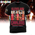 Cleveland Cavaliers Starting 5 Basketball 3D Shirt