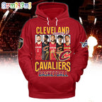 Cleveland Cavaliers Starting 5 Basketball Hoodie T-Shirt