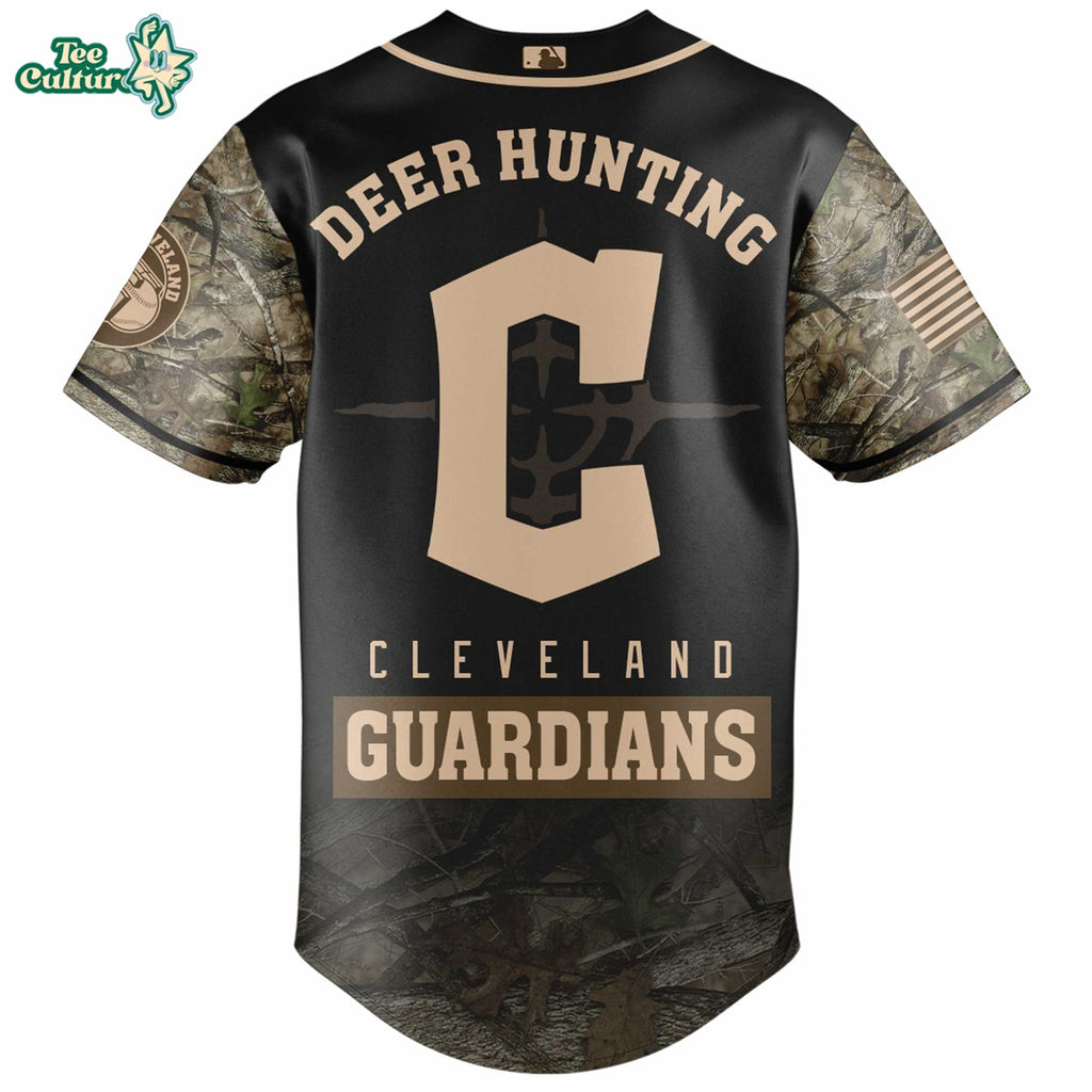 Cleveland Guardians Deer Hunting Limited Edition Baseball Jersey