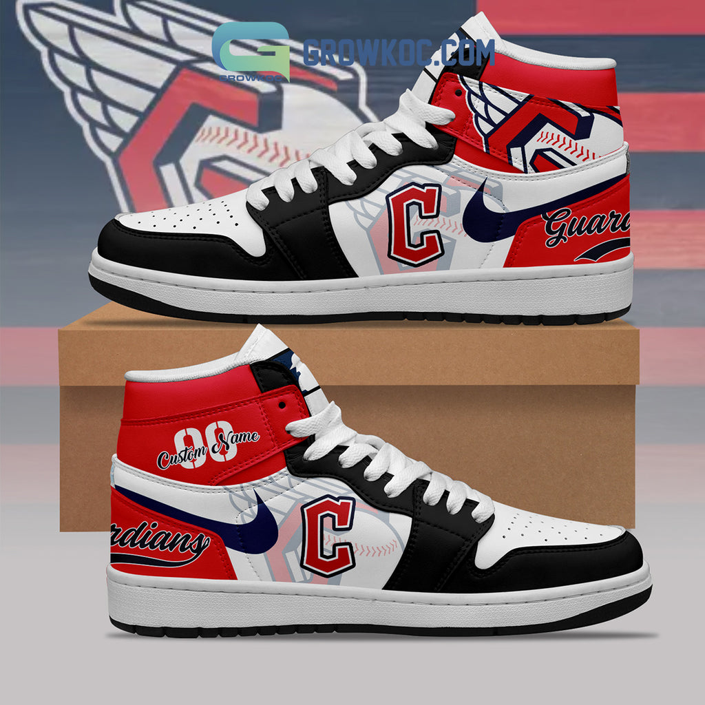 Cleveland Guardians MLB Personalized Air Jordan 1 Shoes