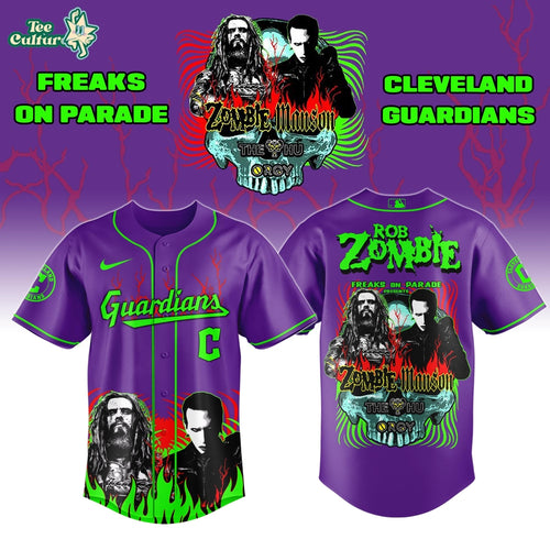 Cleveland Guardians x Freaks On Parade Tour 2026 Colab Jersey Limited Edition