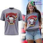 Cleveland Guardians x Hello Kitty Grey Graphic T-Shirt
