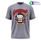 Cleveland Guardians x Hello Kitty Grey Graphic T-Shirt