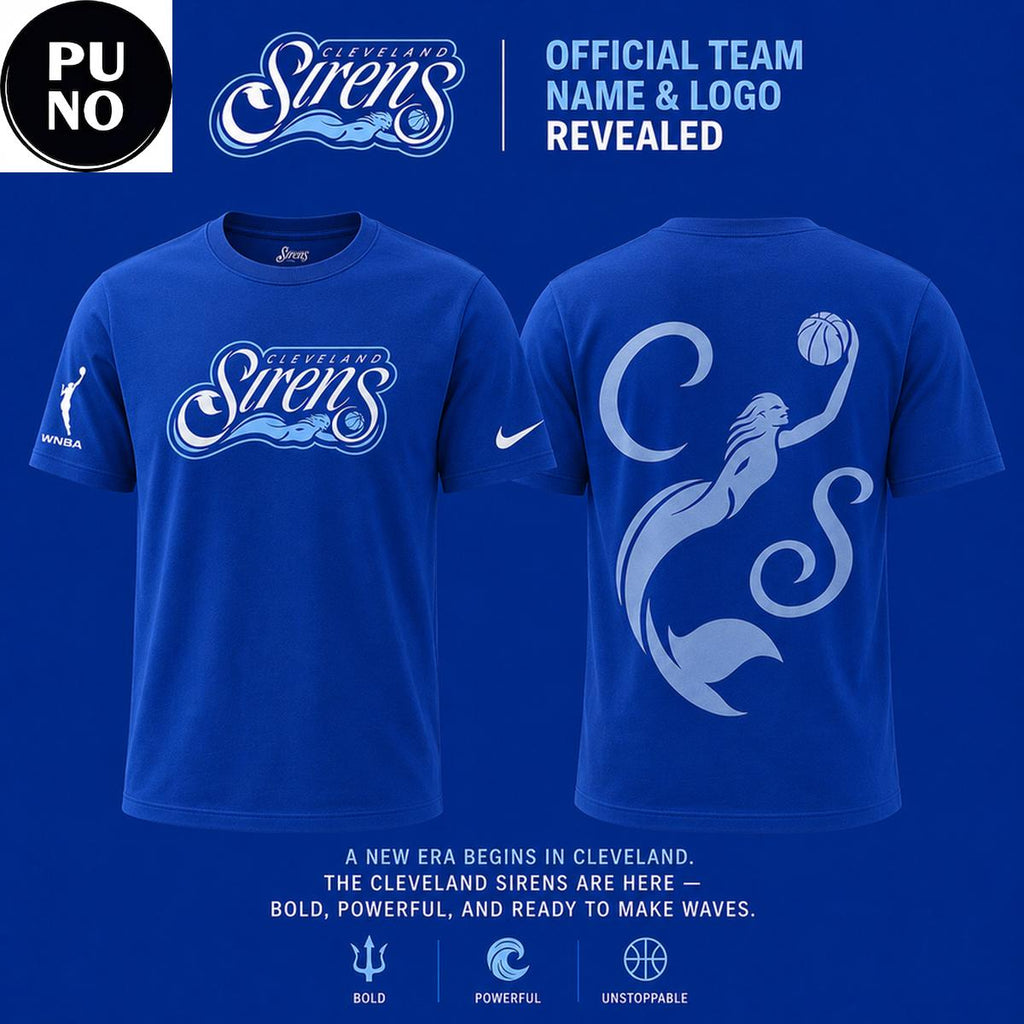 Cleveland Sirens 2026 New Logo Hoodie T-Shirt